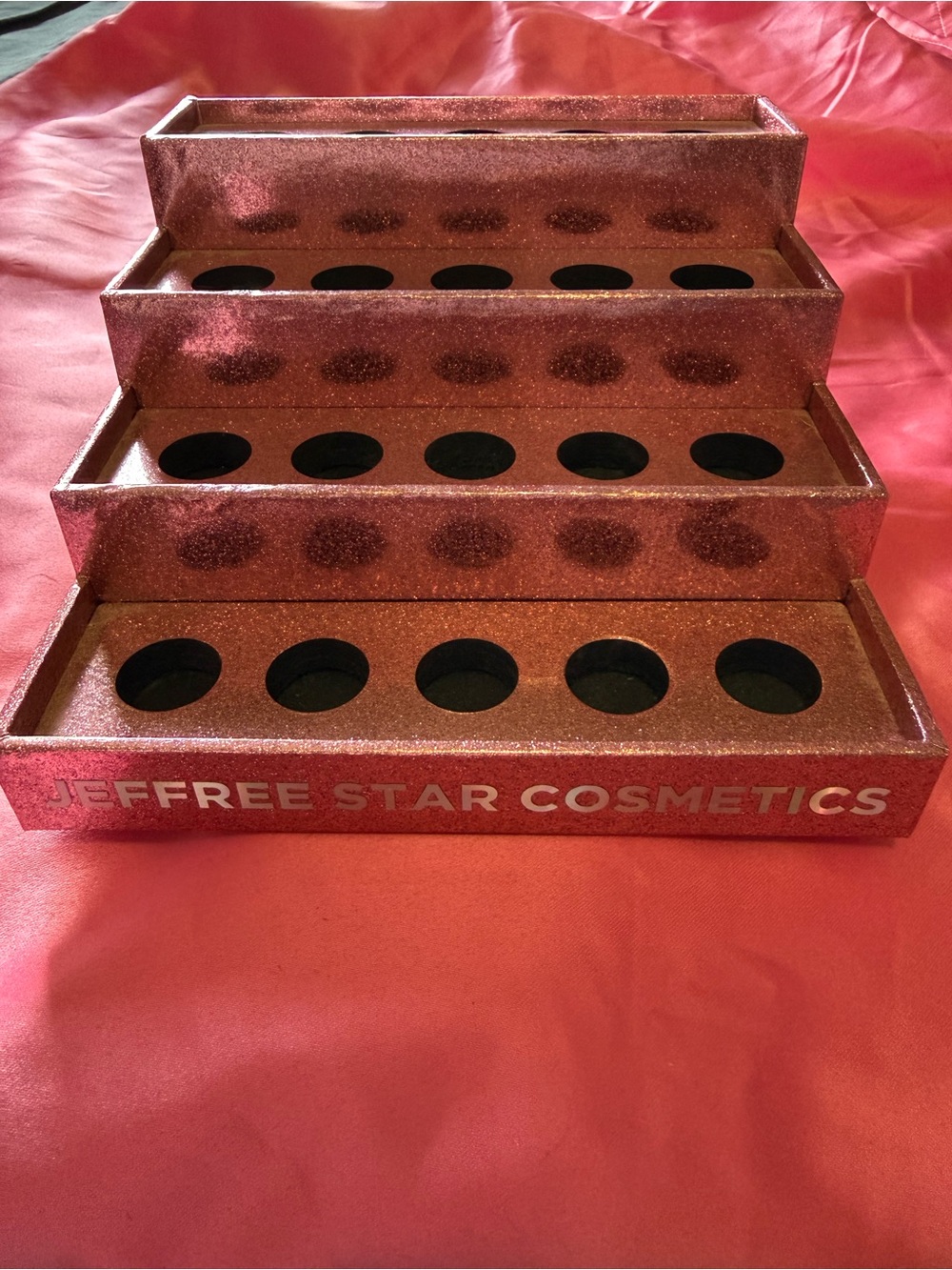 Jeffree Star Glitter Pink Lipstick Organizer Display Rack